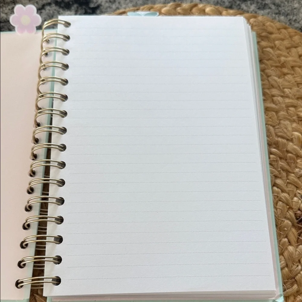 Floral Butterfly Spiral Notebook - Picture 2 of 4